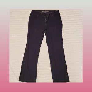 Eddie Bauer Women's Brown Boot Cut Corduroy Jeans